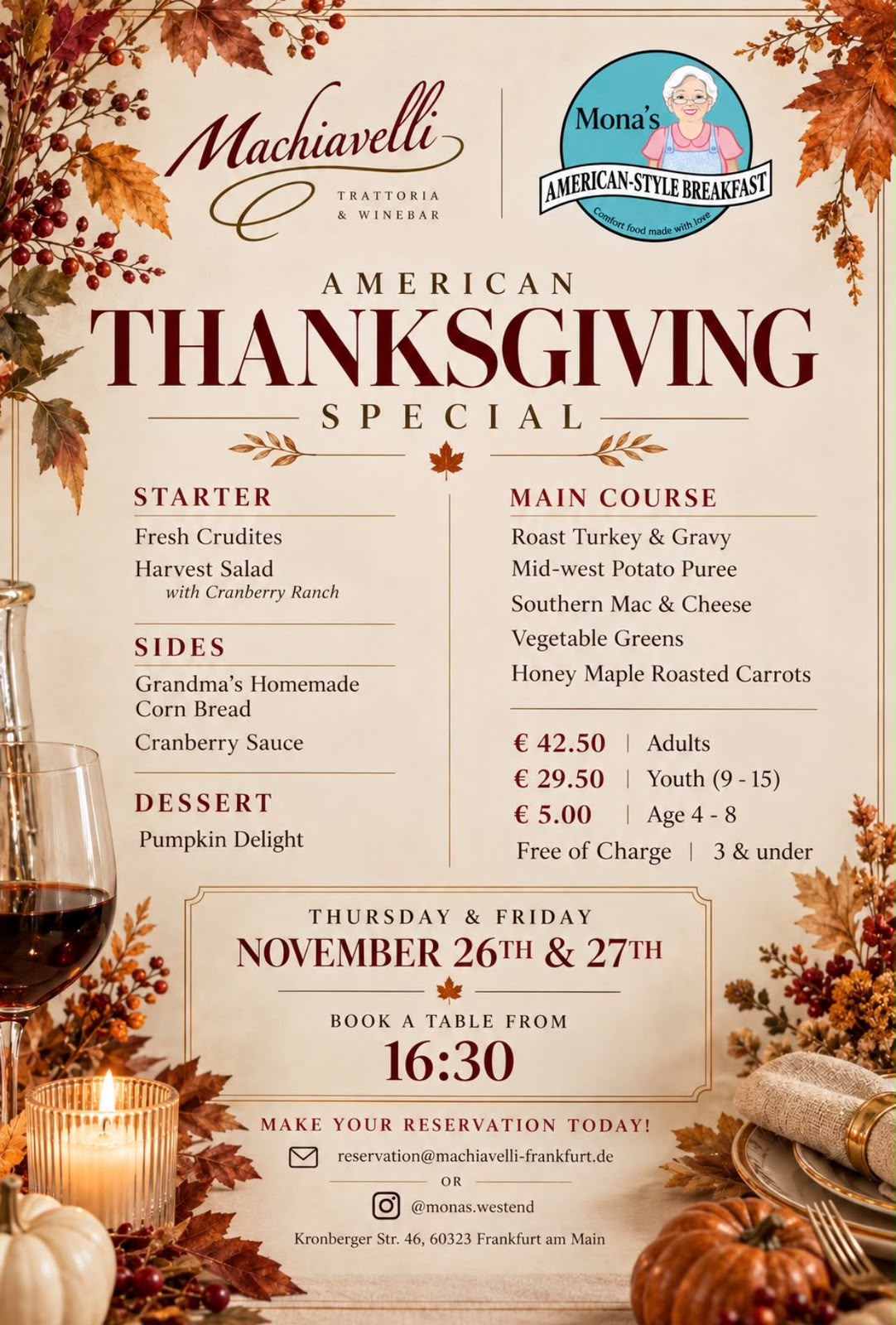 Thanksgiving ADs